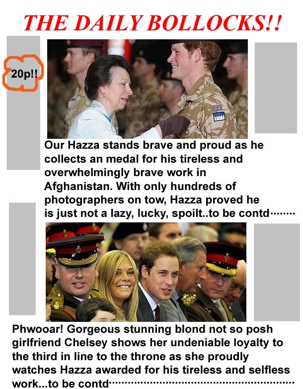 prince harry medals. “Prince Harry and his comrades